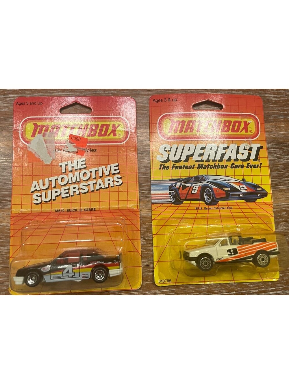 2 Vintage Matchbox Cars New In Packaging - Superfast & Motors